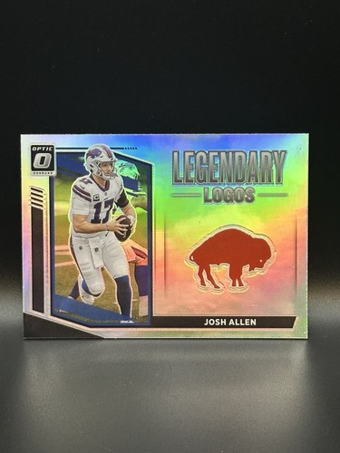 2021 Panini Select Josh Allen Disco Prizm #6 Bills Psa 10 & Optic Legendary Logo - Bild 4 von 5