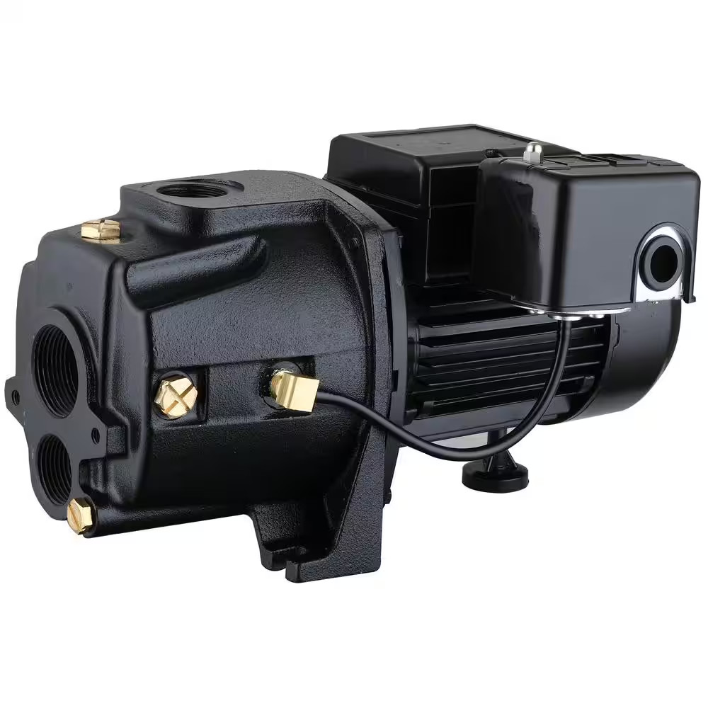 3/4 HP 115/230-Volt Cast Iron Convertible Jet Pump Use for well up to 140ft deep