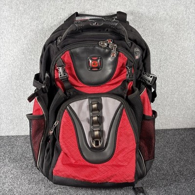 Swiss Gear By Wenger Red &Black Laptop Travel Back Pack
