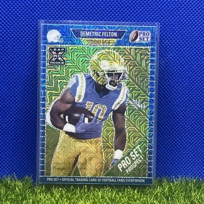 2021 Leaf Pro Set Metal - Demetric Felton #21 Blue Mojo /30 (RC)