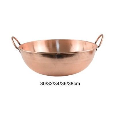 Kupfertopf, Küchenutensilien ohne Deckel, Schlagschale, Topf