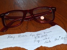 rayban eyeglass frames