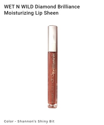 Wet N Wild Diamond Brilliance Lip Sheen Lip Gloss Shade: 614 Shannon's Shiny Bit