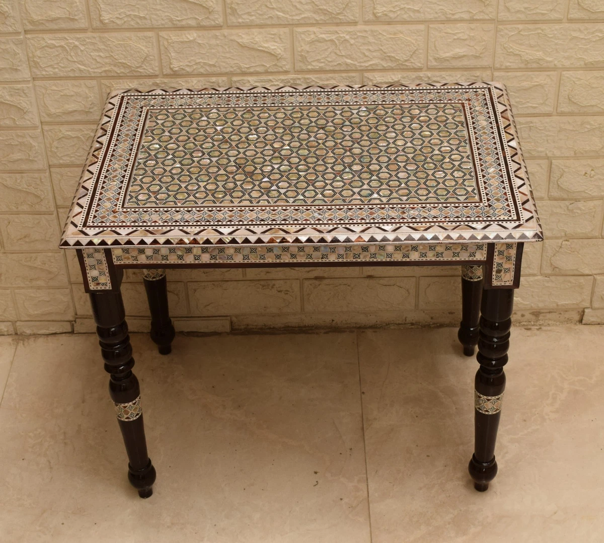 Mother Of Pearl Inlaid Table In Tables for sale | eBay