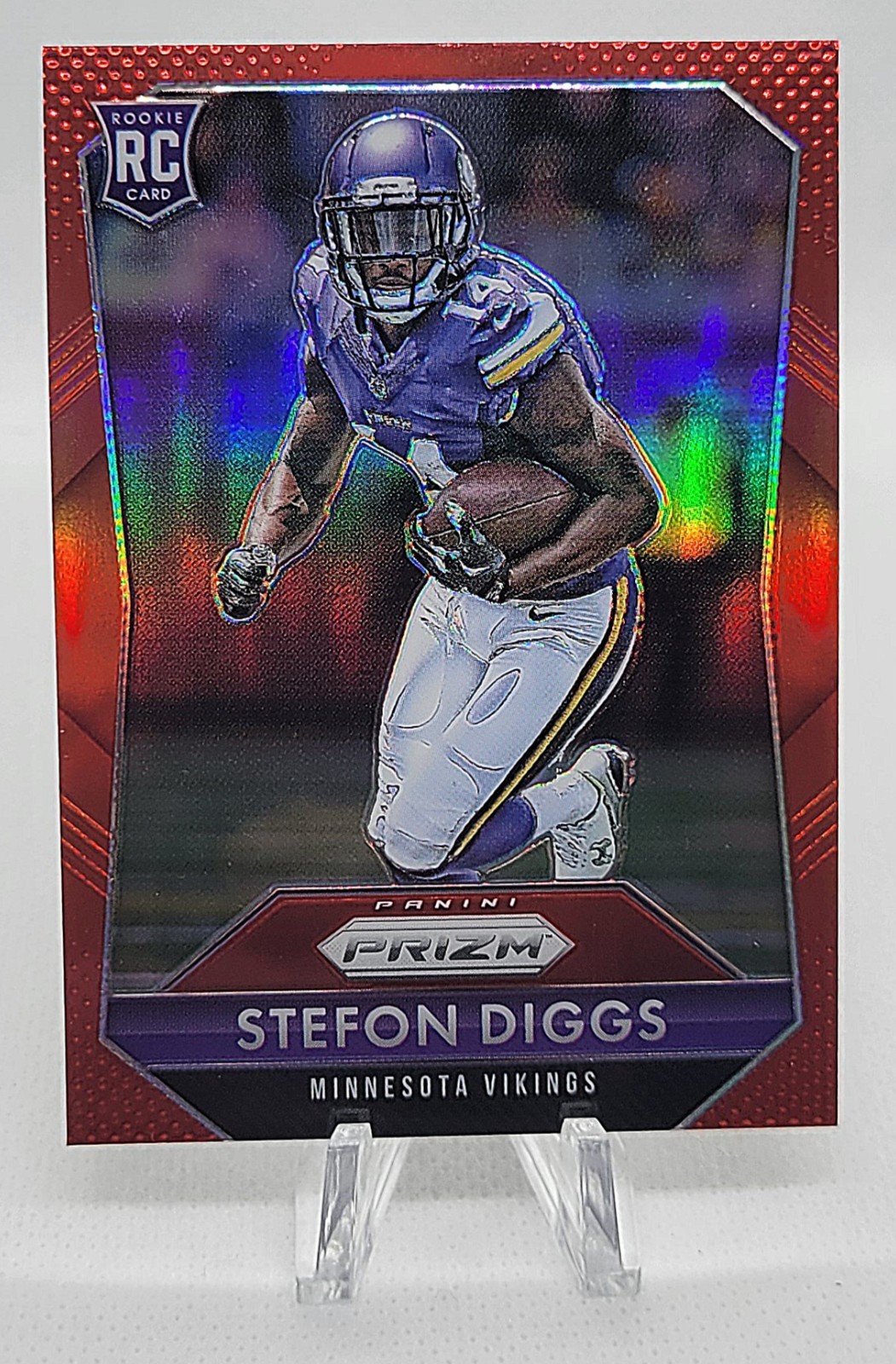 2015 Prizm Stefon Diggs RC Red Prizm