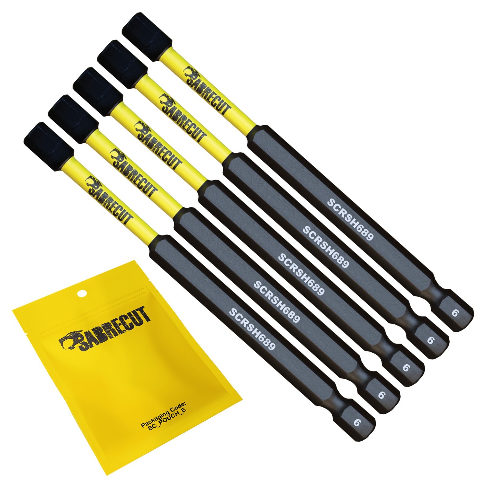 SabreCut Impact Bits H6 89mm x 5 - Milwaukee DeWalt Professional