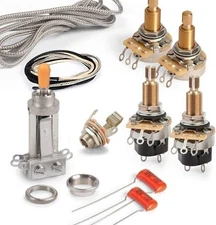 Golden Age Premium Wiring Kit for Gibson Les Paul with Push-pull Pots,...