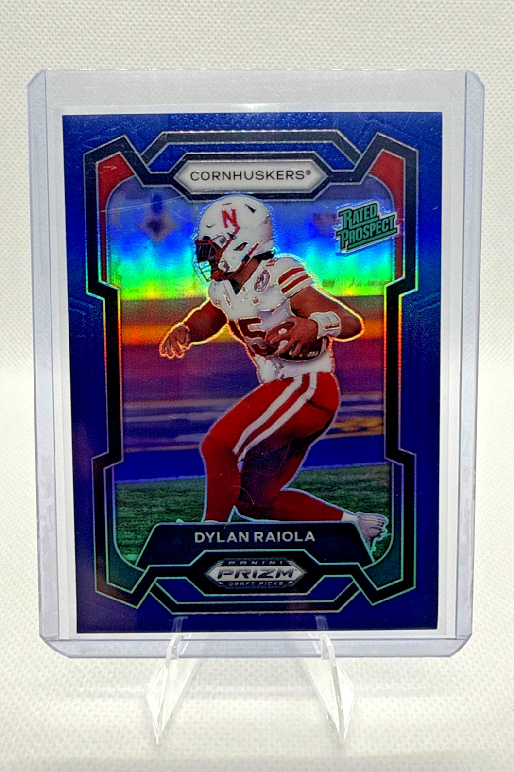 2024 Panini Prizm Draft Picks Dylan Raiola Rated Prospect Blue Prizm /199 #194