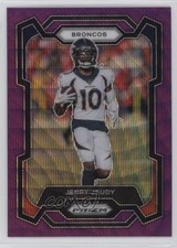 2023 Panini Prizm Purple Wave Prizm 28/99 Jerry Jeudy #87 0dq7