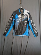 Chaqueta Herbalife 24 Nutrition Sirius Ropa Deportiva Azul Negra Cremallera Talla Grande