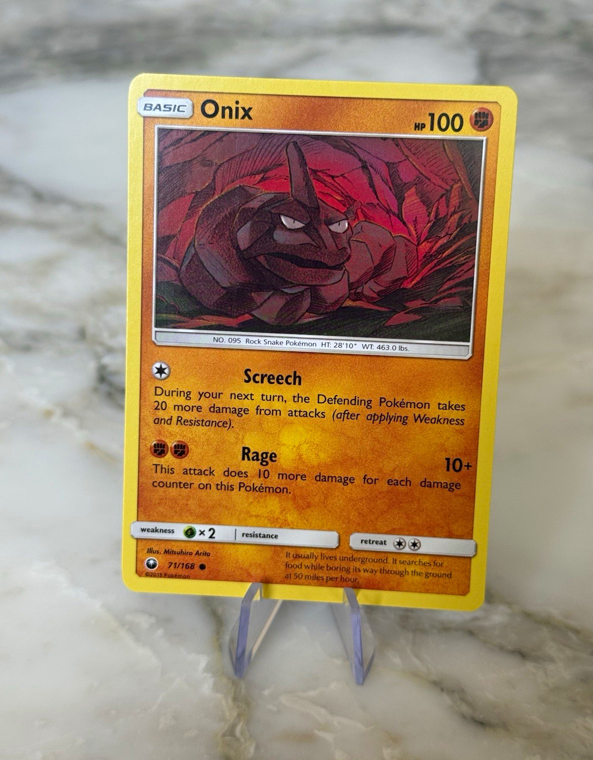 Pokemon - Onix 71/168 - Common - Celestial Storm - NM