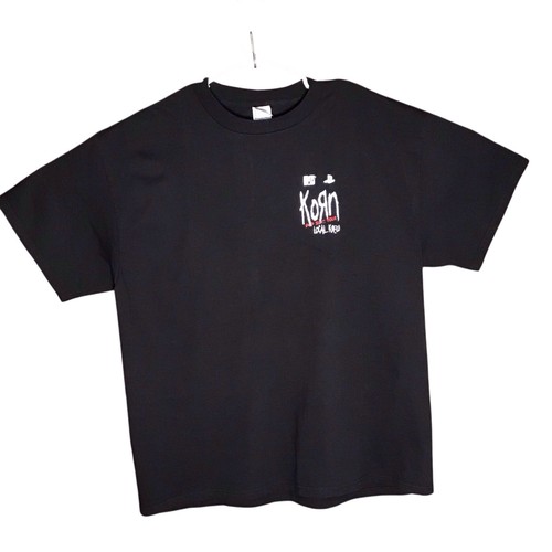 Vintage Korn Local Crew Pony Pop Sux! Tour T Shirt Size XL Y2K