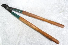 Vintage Greebriar USA 51261 Garden Pruning Loppers 27" Long Wood Handles