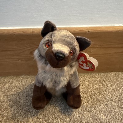 Vintage TY Beanie Babies Howl The Wolf With Tags 2000 Retired