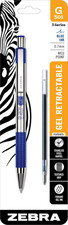 Retractable Gel Ink Pen, Stainless Steel Barrel, 0.7mm Medium Point, Blue Ink