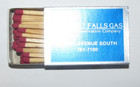 Vintage Matchbook Box Matches Great Falls Gas Conservation Company Montana MT — photo 3