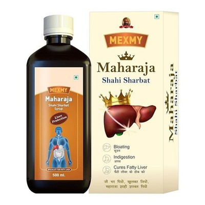 Maharaja Shahi Sharbat (500ml) Healthy Liver Syrup Liver Detox Herbal Ayurveda