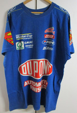 Vintage Jeff Gordon Superman Sleeve T-Shirt - NASCAR Dupont Logo - Men's Size XL