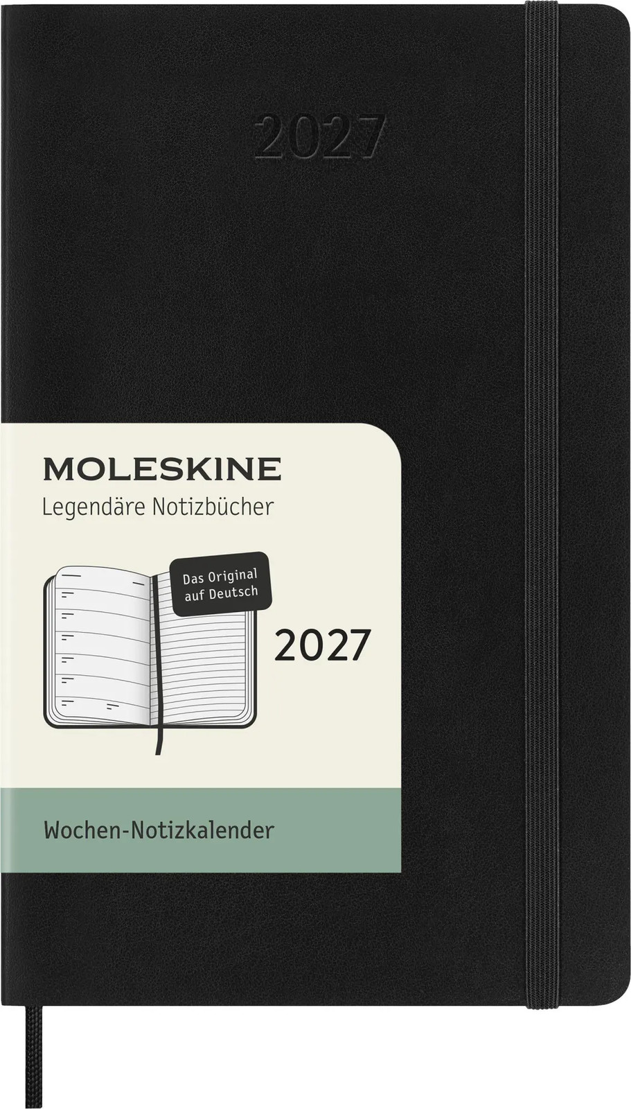 Moleskine 12 Monate Wochen Notizkalender Deutsch 2027, Pocket/A6, 1 Wo = 1... - Bild 6
