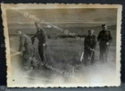 WW2 Iceland - Soldiers marking out a road to Camp  - photo 9 by 6cm