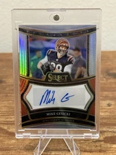 2024 Panini Select - Signatures Mike Gesicki #SP-MGI Silver Prizm /399 (AU)