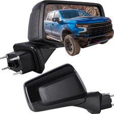 Right Passenger Side Mirror Compatible with 2019-2025 Chevy Silverado 1500 Wi...
