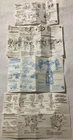 Lot Of 4 Vintage G1 Transformers Instruction Booklets Hasbro Great Condition