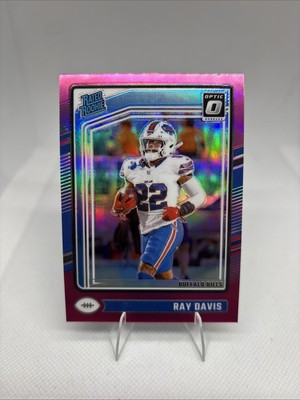 2024 Donruss Optic Ray Davis #283 Rated Rookie Card Pink RC Bills