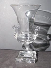 Steuben Crystal 2 Handled Pedestal Urn Shaped Vase #3971