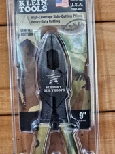 Klein Camo Side Cutting Pliers Made In The USA. New In Package C2000-9NE