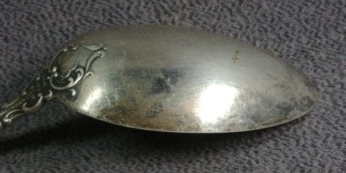 1904 Gleenwood Iowa Mills Co Sterling Silver Souvenir Spoon Antique 19.8 Grams - Picture 20 of 23