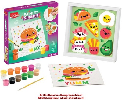 Maped Creativ Malset 'Malen nach Zahlen' KAWAI FOOD SALTY