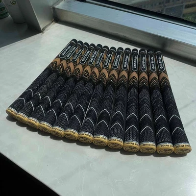 DAWNKING Medium size 13 pairs of black and yellow Golf Pride grip tapes with free ship