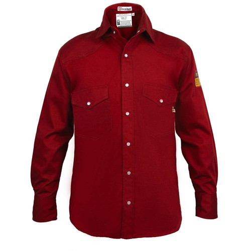 Flame Resistant Shirt FRC - 100% Cotton blend, 7 oz., Light Weight - Picture 18 of 106