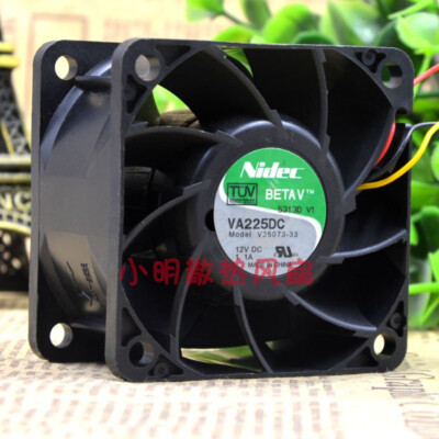 Nidec VA225DC V35073-33 6038 12V 1.1A 6cm Chassis Cooling Industrial Fan