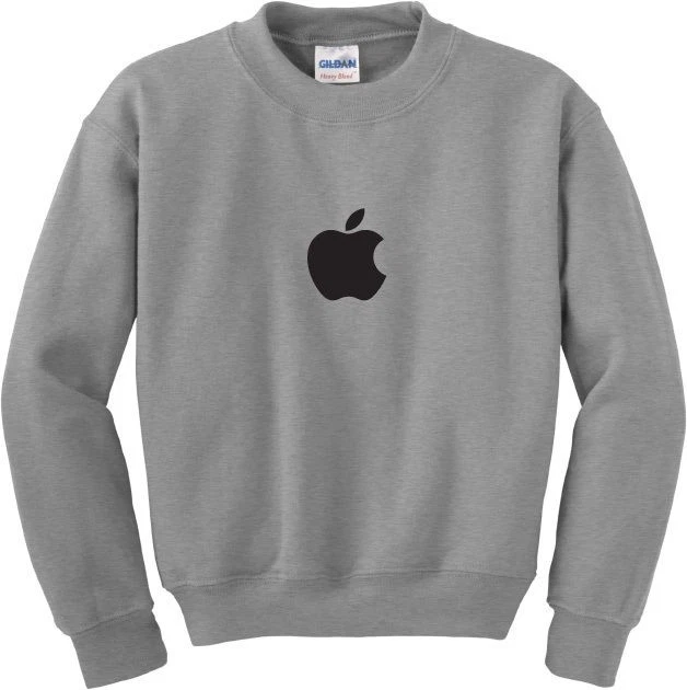 Apple logo store sweatshirt