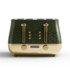 Morphy Richards 4-Slice Toaster, Removable Crumb Tray, Cassini Olivine 243022
