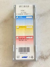 NEW 10 PCS - ISCAR GIPI 2.50-0.20 IC20 CARBIDE INSERTS, EDP : 6402242