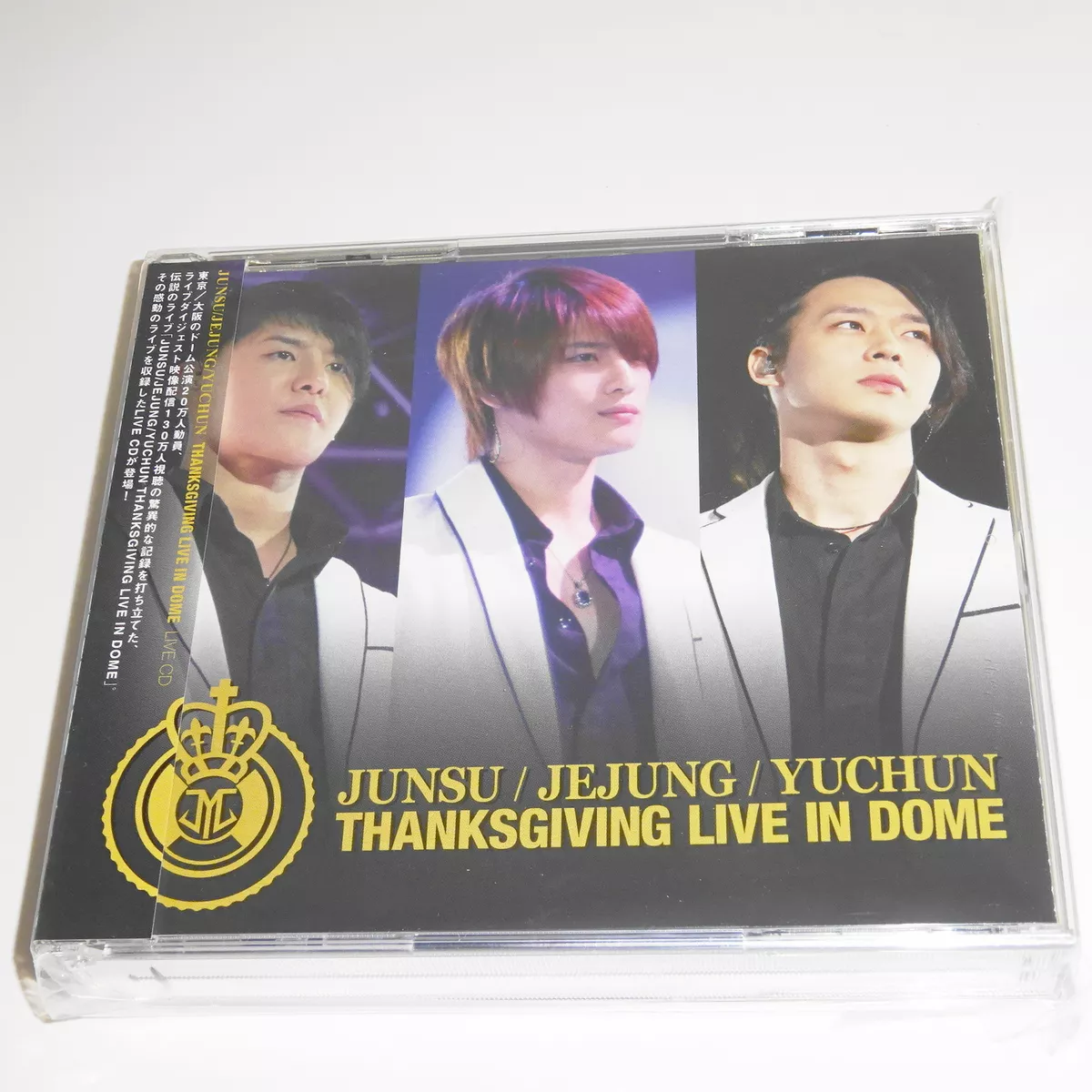 JYJ JUNSU/JEJUNG/YUCHUN THANKSGIVING LIVE IN DOME LIVE CD JAPAN