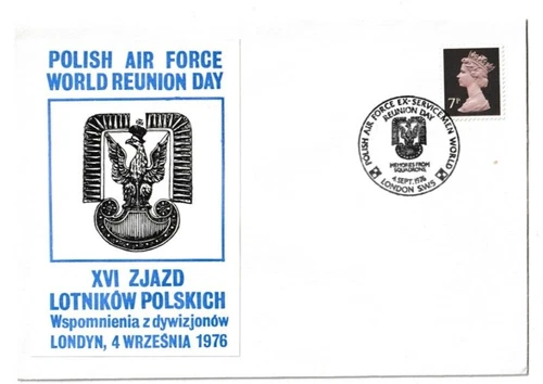 4/9/1976 UK GB Cover - Polish Air Force World Reunion Day