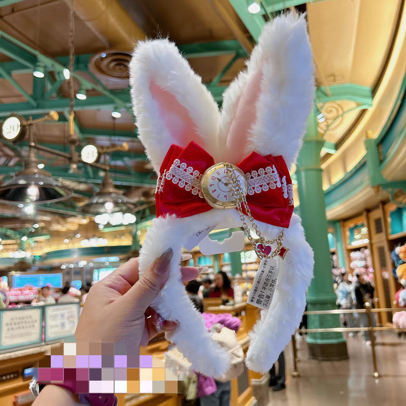 Authentic Disney Alice In Wonderland White Rabbit Ear  display picture 3