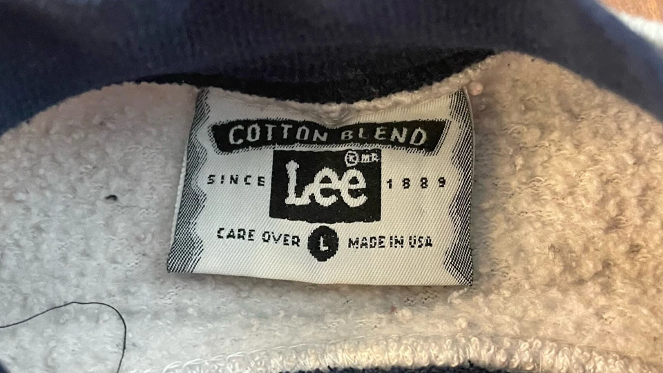 Sudadera Pullover Gris Bordada Lee Blowing Rock NC De Colección Años 90’s Para Mujer’s M Foto 4 de 4