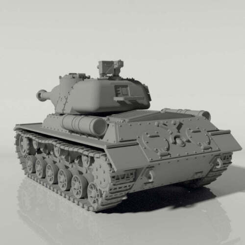 Grim IS-2 Heavy Tank | Proxy for Rogal Dorn and Macharius build - Picture 5 of 12