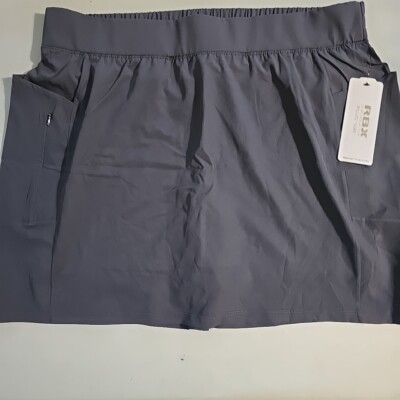 RBX Plus Prime Perfect Weekend Skort 1X Women's GREY