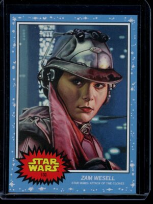 2020 Topps Star Wars Living Set #130 Zam Wesell SP Card Attack of the Clones