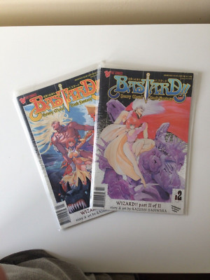 Bastard!! Heavy Metal Dark Fantasy 1 Viz Comics 1988 Wizards!! Part 1 & 2 VGC