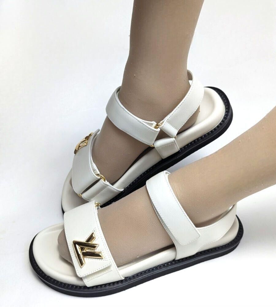 Authentic Louis Vuitton LV Sunset Line Sandals size37.5 Off Authentic Louis Vuitton LV Sunset Line Sandals size37.5 Off