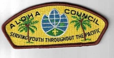 Aloha Council SAP S1a Serving Youth Throughout The Pacific BRN Bdr. [GA-1828]