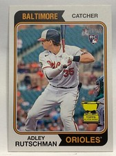 2023 TOPPS HERITAGE #7 ROOKIE RC - RGC ADLEY RUTSCHMAN BALTIMORE ORIOLES