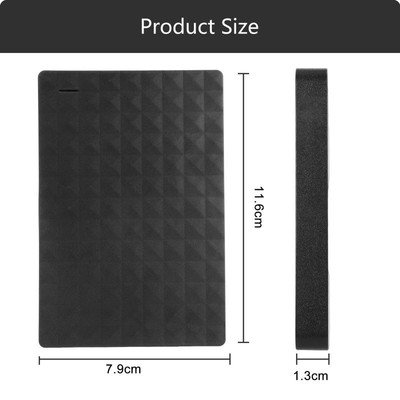1/2/4T Portable USB3.0 High Speed Desktop External HDD 2.5-Inch SATA Hard Drive 